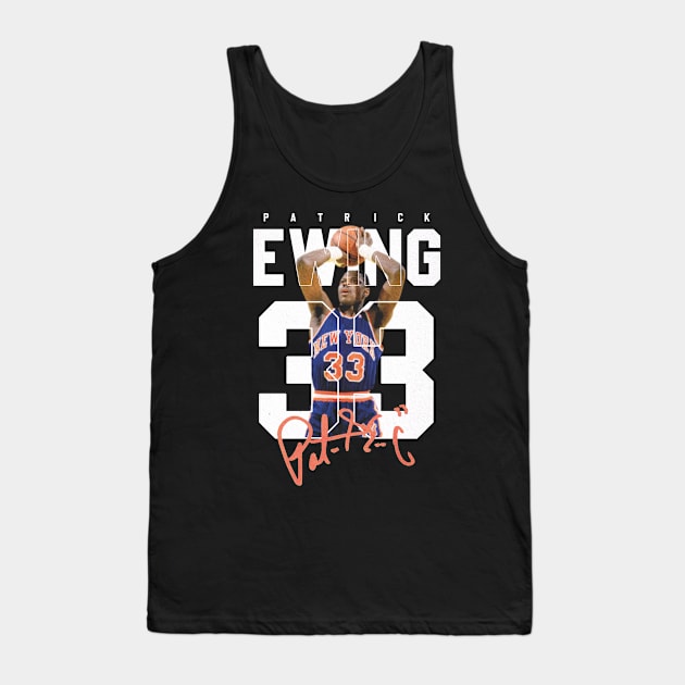 Patrick Ewing Original Aesthetic Tribute 〶 Tank Top by Terahertz'Cloth